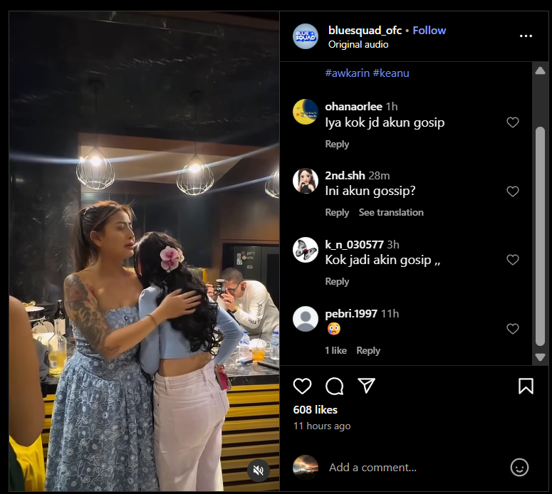 Pesta perpisahan Awkarin.